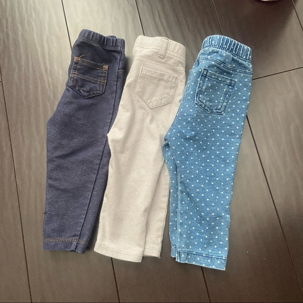 Carter’s, Circo, & Garanimals baby girl jegging bundle size 9M